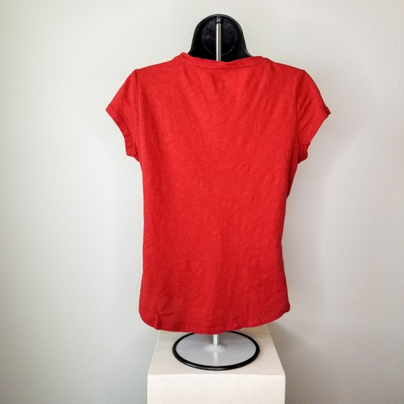 New York & Company Hampton Split-Neck Tee Shirt - Picture 3 of 7